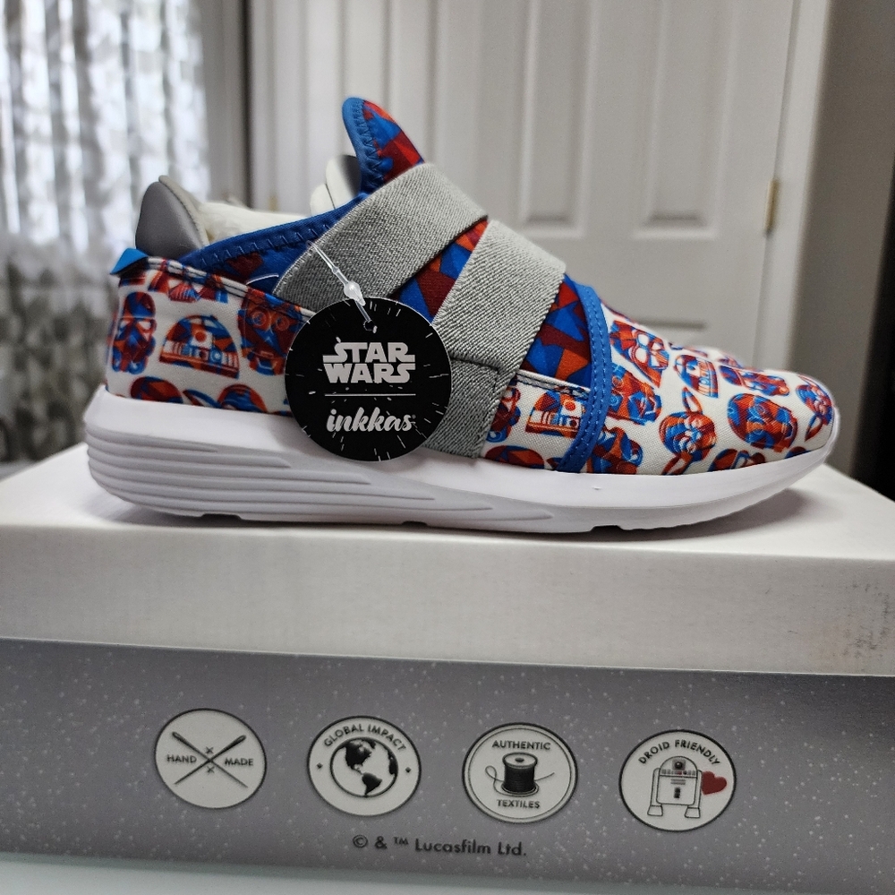 Star Wars Inkkas Limited Edition Slip On Shoes Men's Size 7 Women's Size 9